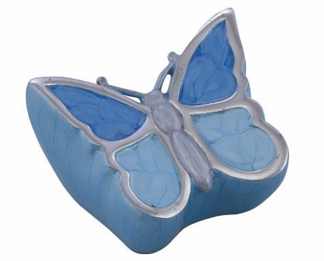 Soulful Wings Butterfly Infant Urn - Blue or Pink - IUIN112