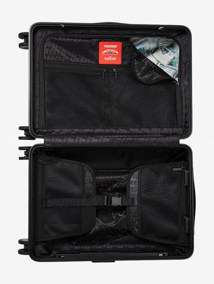 Sprayground - UP Spritz Black Carry-On Hard Luggage - Clique Apparel