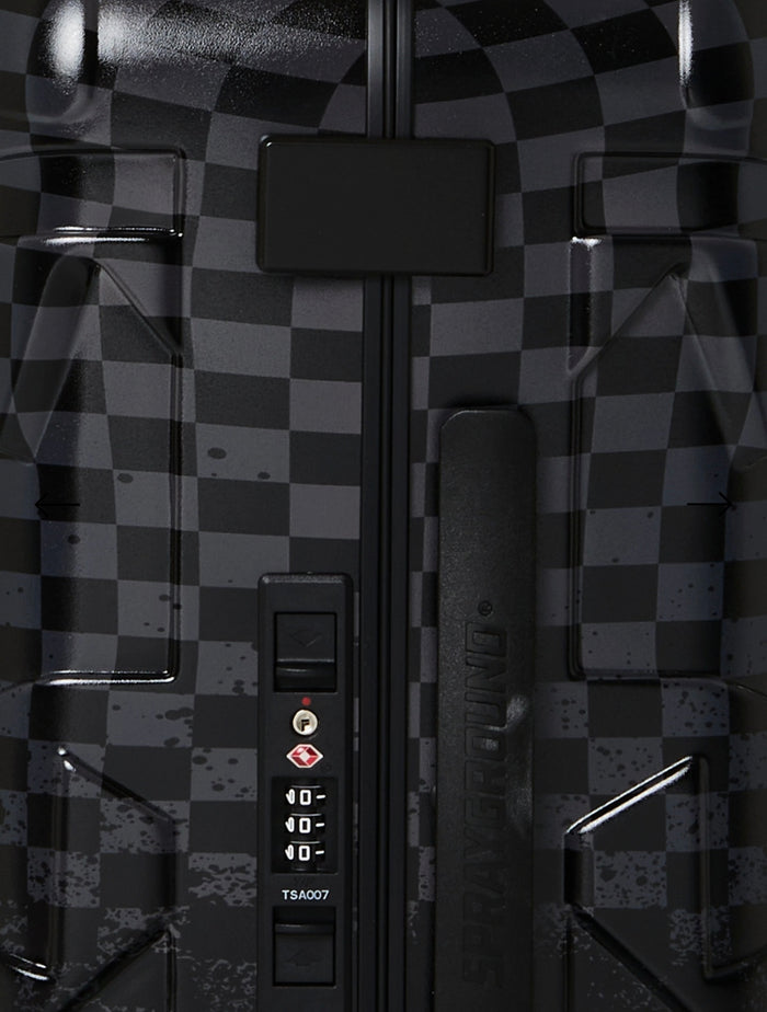 Sprayground - UP Spritz Black Carry-On Hard Luggage - Clique Apparel