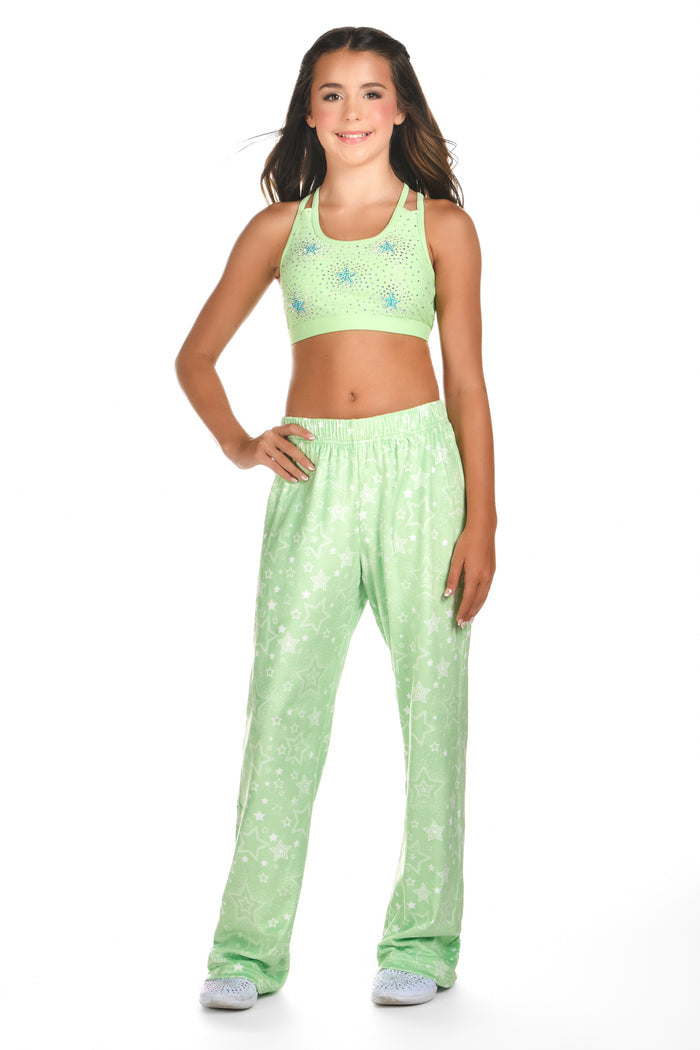 Stargazer Sports Bra in Pistachio