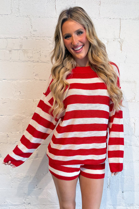 Staycation Stripe Shorts, adeline boutique, dallas boutique, boutique