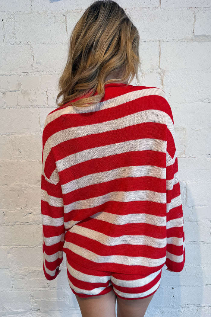 Staycation Stripe Short Back, adeline boutique, dallas boutique, boutique
