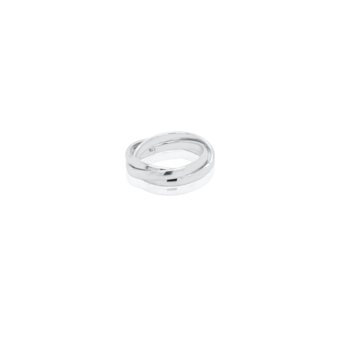 Sterling Silver 2mm Triple Band Rolo Ring