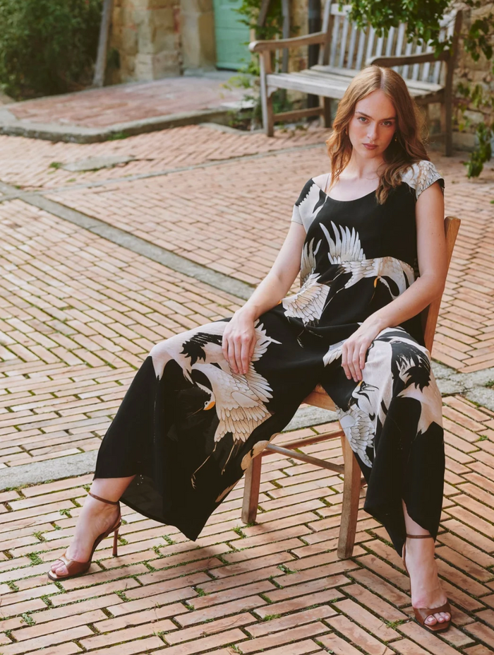Stork Black Jumpsuit