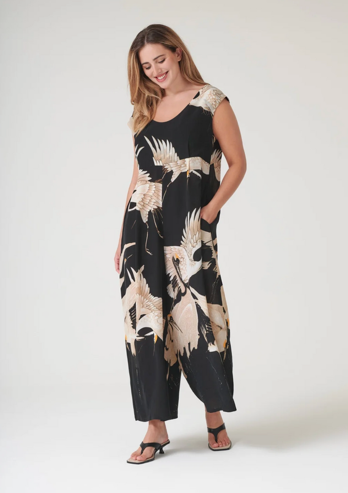 Stork Black Jumpsuit