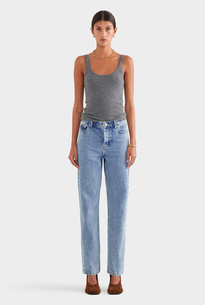 Straight Leg Jean - Light Blue