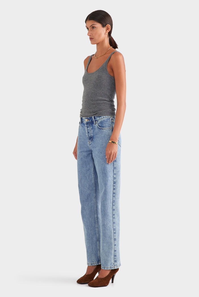 Straight Leg Jean - Light Blue