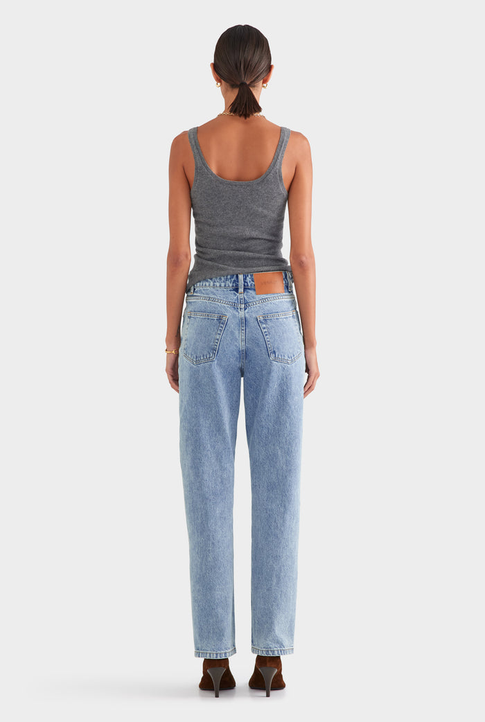 Straight Leg Jean - Light Blue