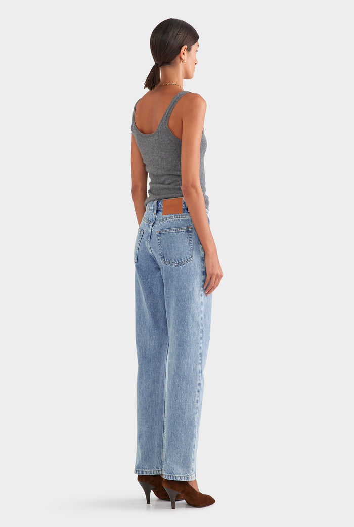 Straight Leg Jean - Light Blue