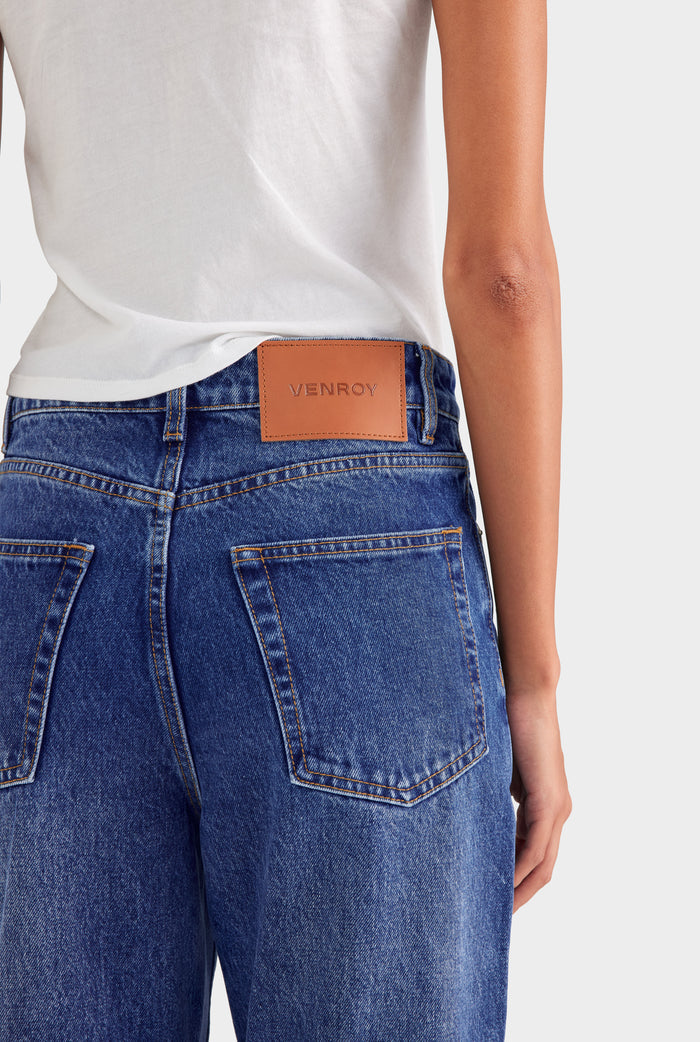 Straight Leg Jean - Mid Indigo