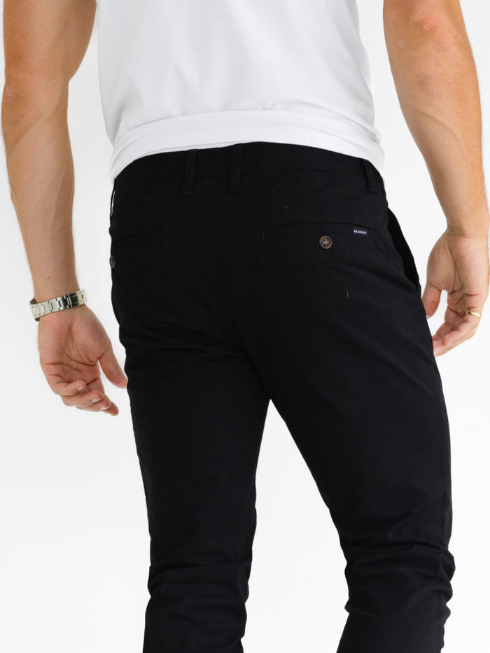 Stretch Chinos - Black