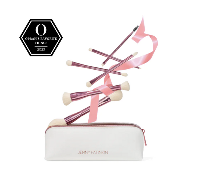 Sustainable Luxury Makeup Brush Set, Dual-Ended