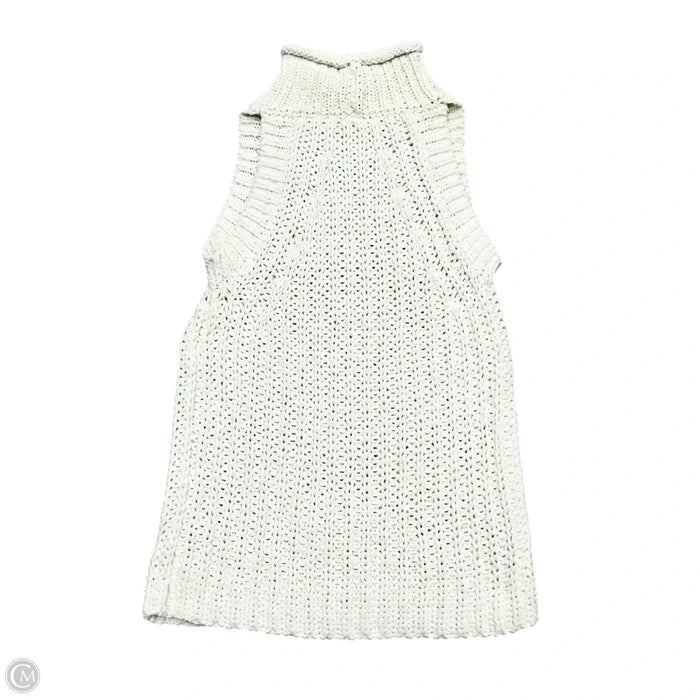 Sweater Short Sleeve By Moth In White, Size: Xs