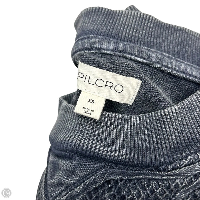 Sweatshirt Hoodie By Pilcro In Grey, Size: Xs
