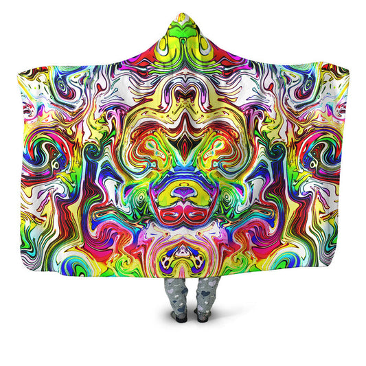 Swirly Gig Hooded Blanket Glass Prism Studios Epic Hoodie