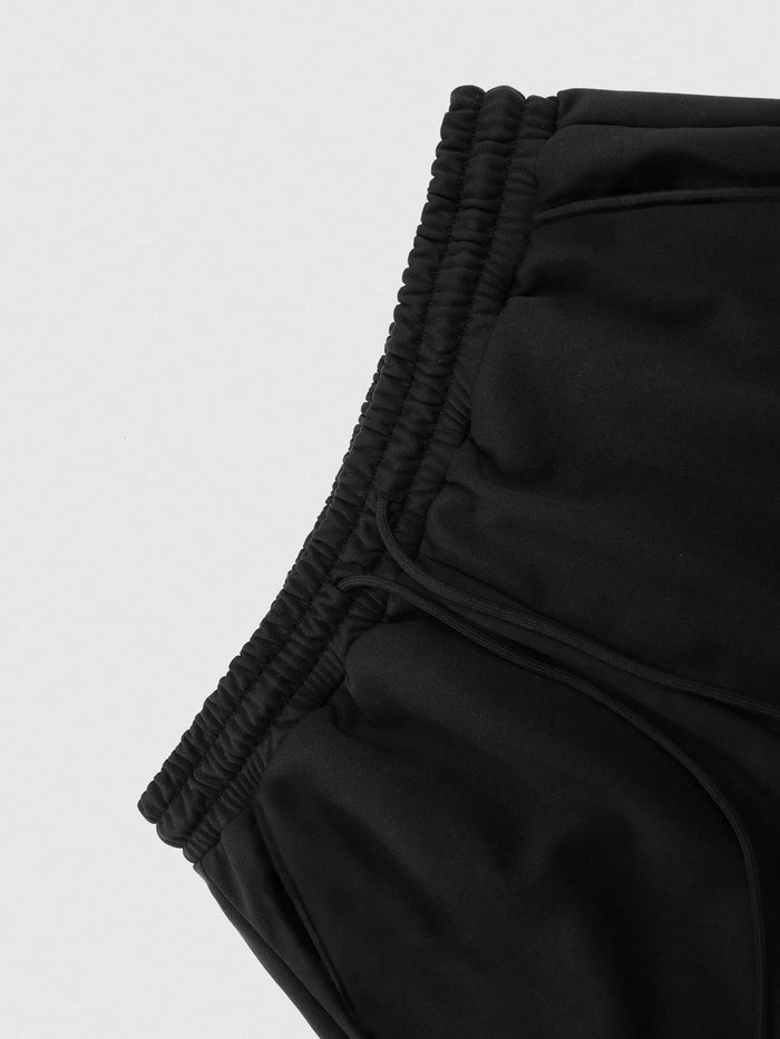 SXV Asymmetric Print Straight Leg Sweatpants