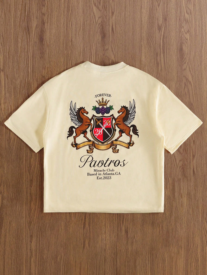 SXV 'BASED IN ATLANTA’ Printed Cool Aesthetic Oversized Baggy T-shirt
