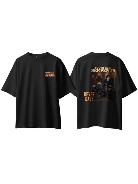 SXV 'Southside Serpents’ Printed Cool Aesthetic Oversized Baggy T-shirt