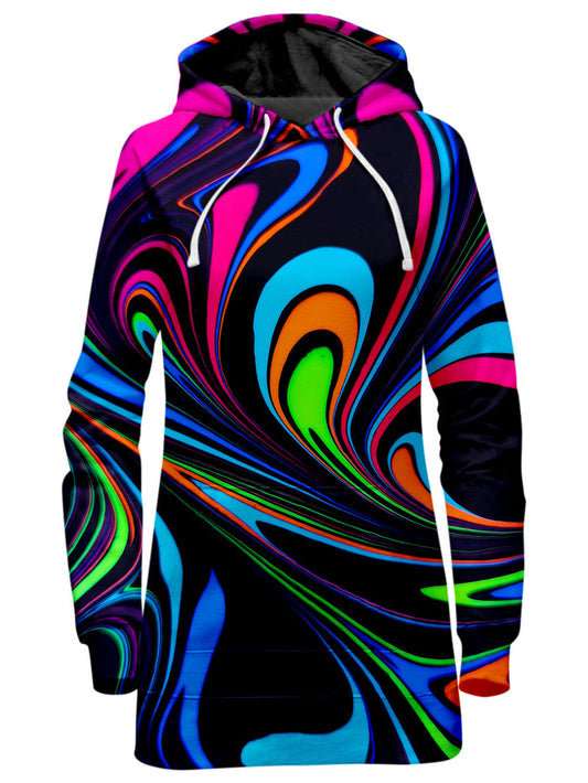 Synesthesia Hoodie Dress Psychedelic Pourhouse Epic Hoodie