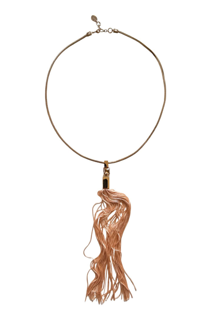 May Moma Tassel Pendant Necklace - Runway Catalog