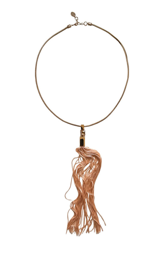 May Moma Tassel Pendant Necklace - Runway Catalog