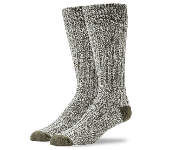 Commando Marl | Front view of Tech Boot Sock in Commando Marl