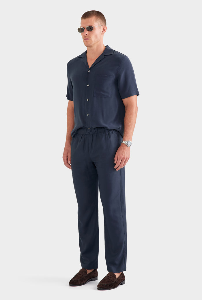 Tencel Lounge Pant - Navy