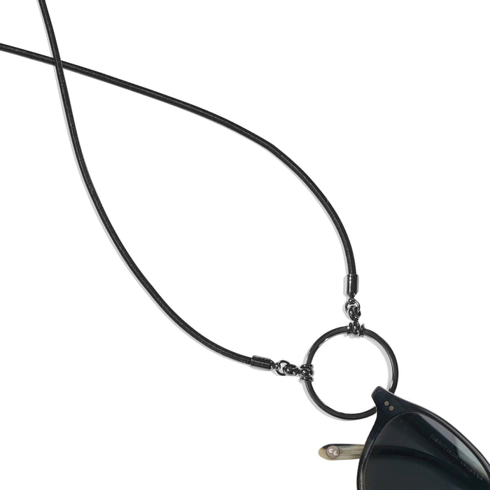 The Gil Black Silk Stretch with Gunmetal Loop
