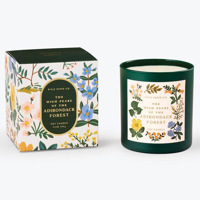 The High Peaks of the Adirondacks Forest Candle