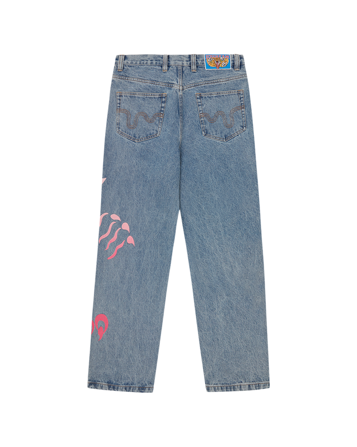 Tiger Triple Scoop Denim Pants