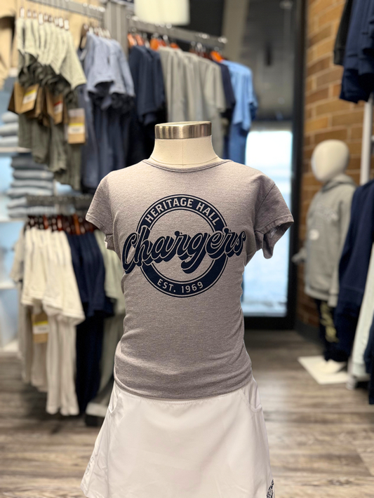 Toddler T-Shirt, grey, circle Heritage Hall