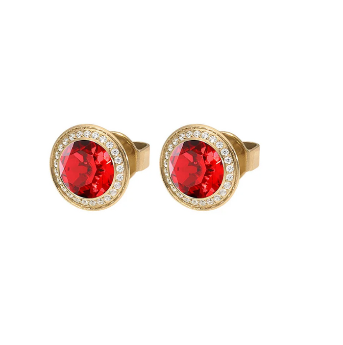 Gold with Scarlet