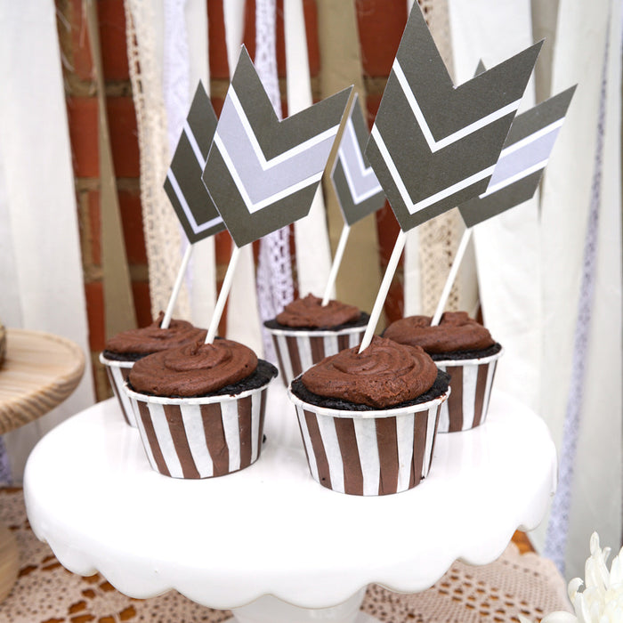 Tribal Birthday Party Arrow Toppers