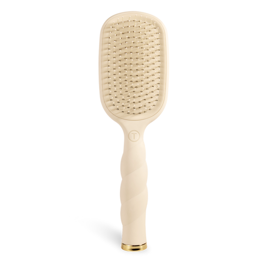 Ultimate Detangler Brush for Thick Hair – Pain-Free Glide (Tan)