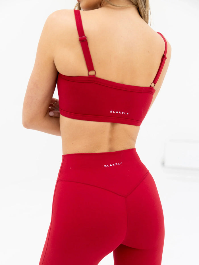 Ultimate Sports Bra - Cherry Red