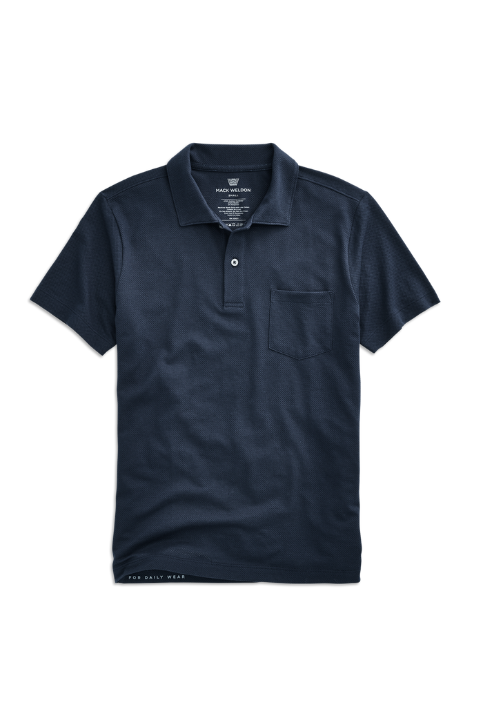 Total Eclipse | Front view of Vesper Polo in Total Eclipse