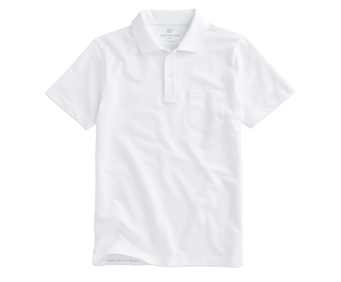 Vesper Polo in Bright White