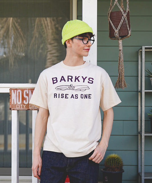 Vintage Cotton Jersey BARKYS Tee(MENS)