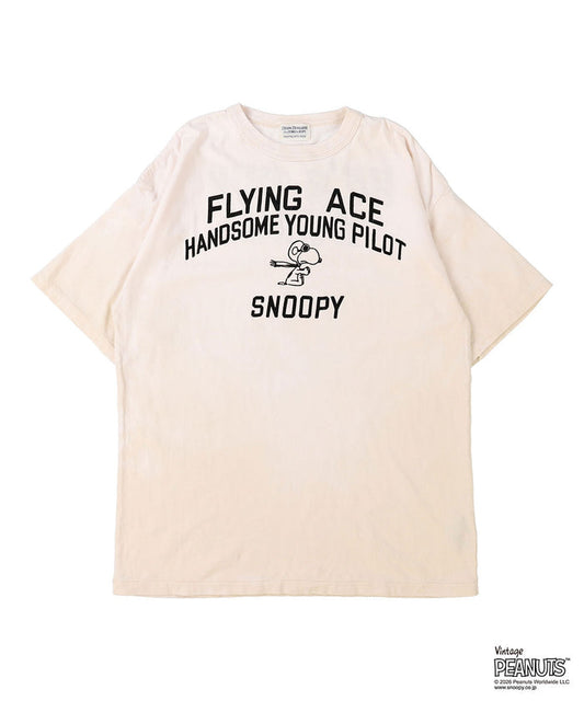Vintage Cotton Jersey SNOOPY HERO Tee(MENS)