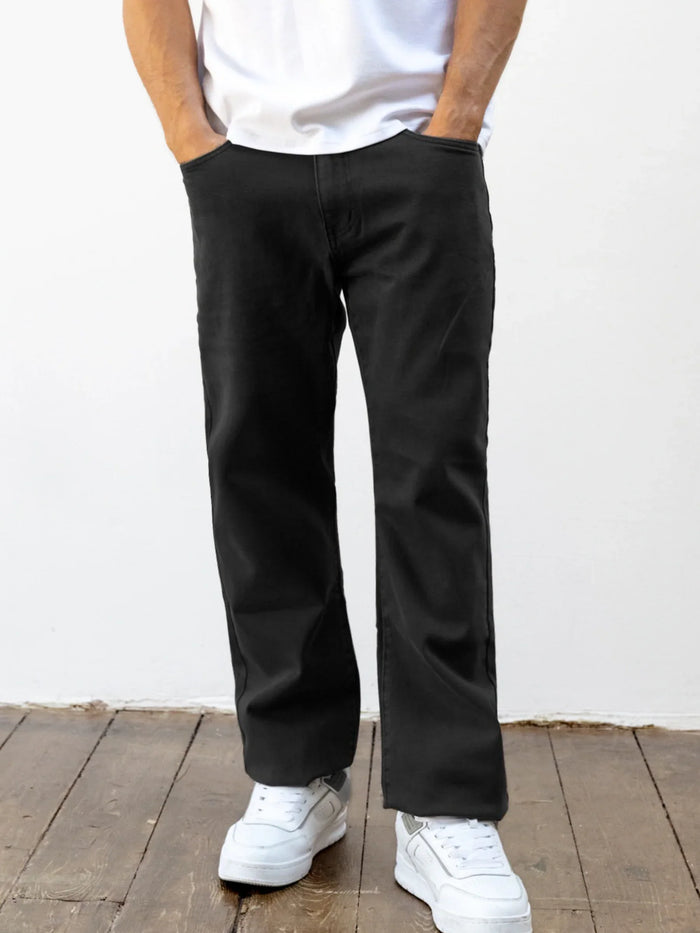 Vol.15 Loose Fitting Jeans - Black