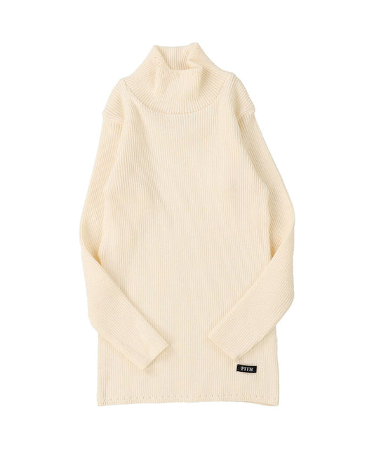 Washable Cotton L/S Turtleneck Knit