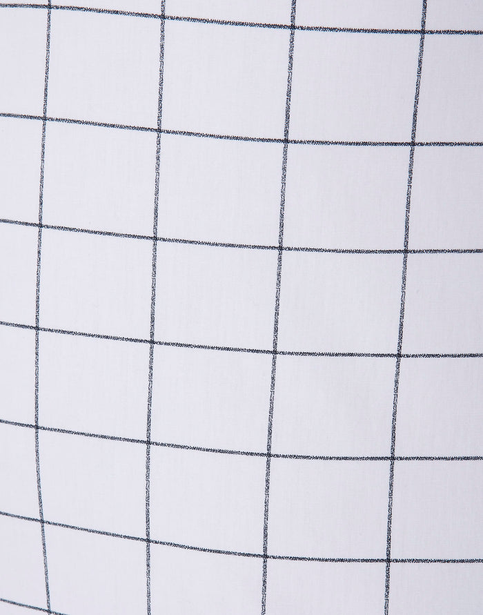 White Check Full Sleeves Shirt