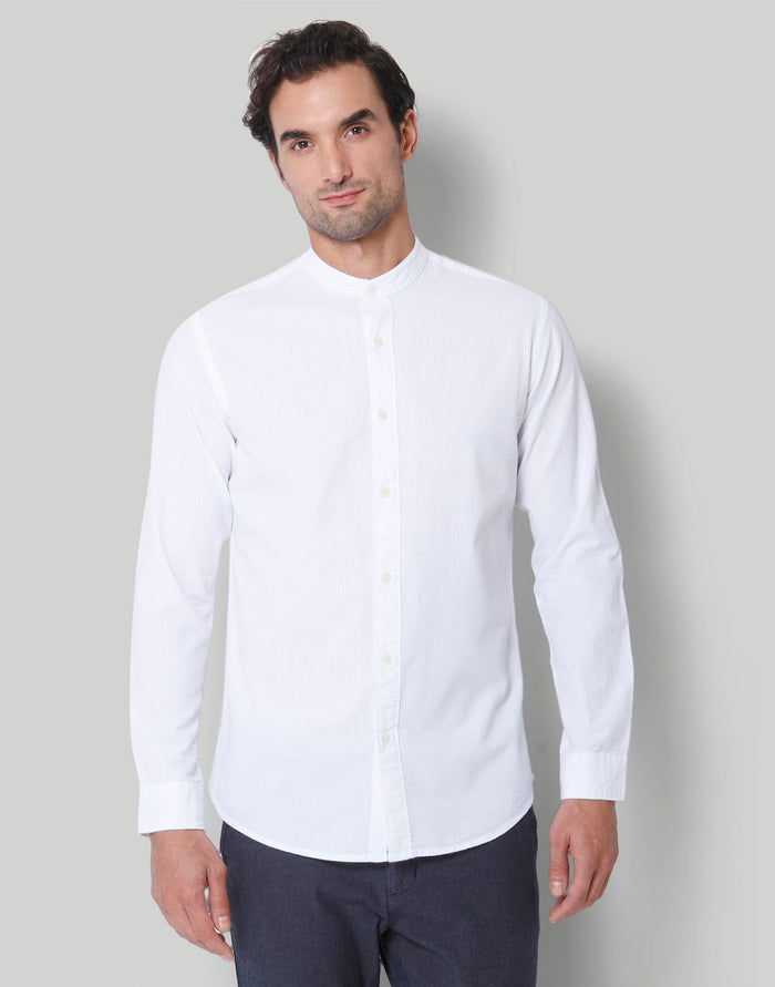 White Full Sleeves Shirt