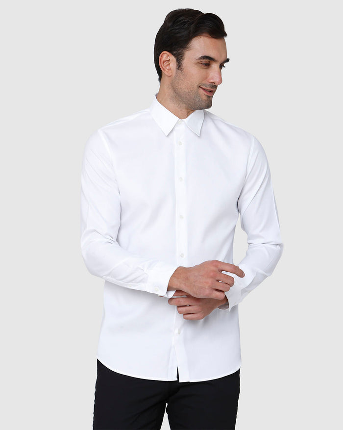White Full Sleeves Shirt
