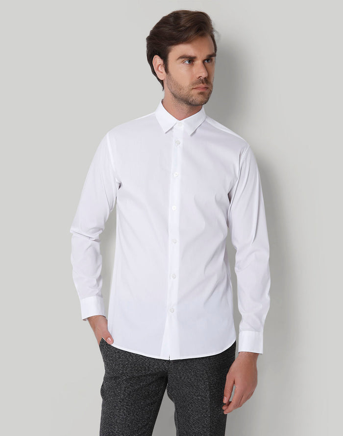 White Full Sleeves Shirt