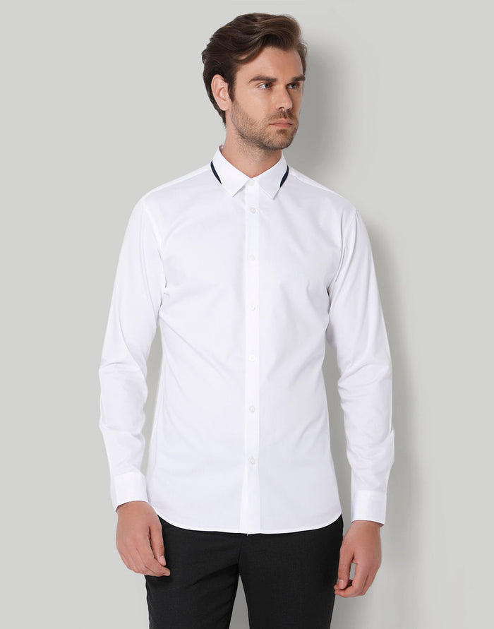 White Full Sleeves Shirt