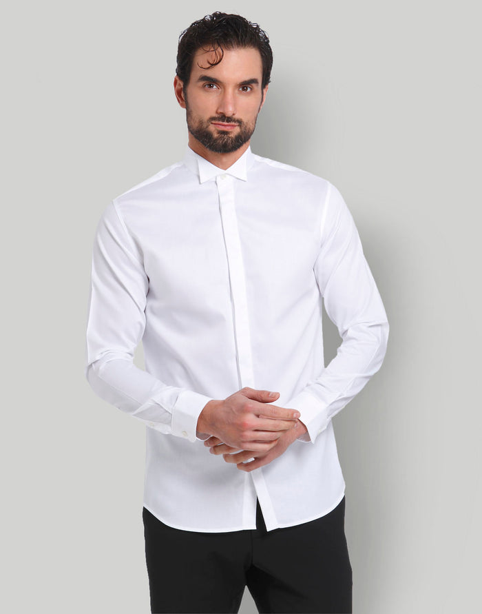 White Full Sleeves Shirt