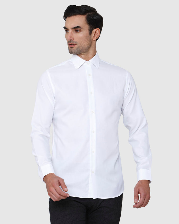 White Full Sleeves Shirt