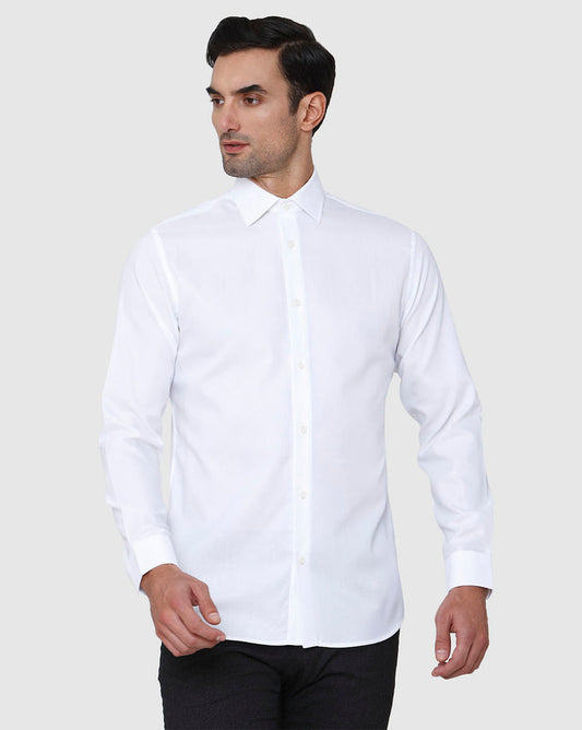 White Full Sleeves Shirt