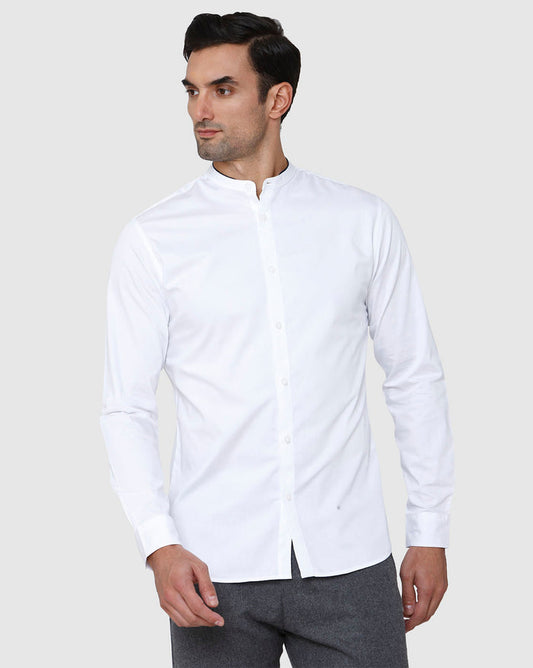White Full Sleeves Shirt